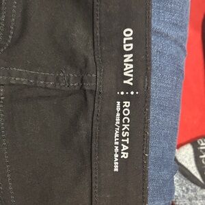 Old Navy Men's Black Skinny Jeans